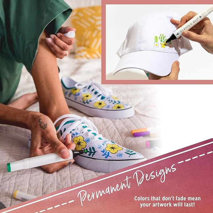 Crafts 4 All Fabric Markers for Clothes - Image 5