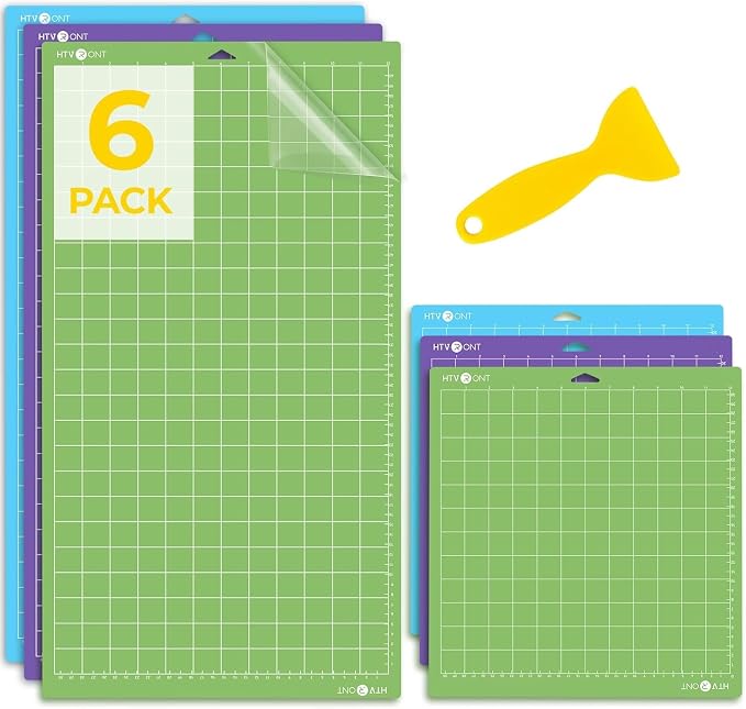 HTVRONT Cutting Mat, 12x12 & 12x24, Compatible by HTVRONT