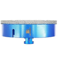 6 Inch Diamond Core Drill Bit for Porcelain Tile Ceramic Marble Granite Drilling,BRSCHNITT 1pc Vacuum Brazed Diamond Hole Saw with 5/8-11 Thread (152mm)