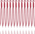 KJML DIY Paracord Keychain 12pcs Paracord Rope Keychain Braided Cord Rope Bag by KJMLDIY