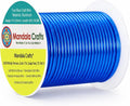 Mandala Crafts 14 Gauge True Blue Anodized Aluminum Craft Wire, 60 FT | Colored by MandalaCrafts