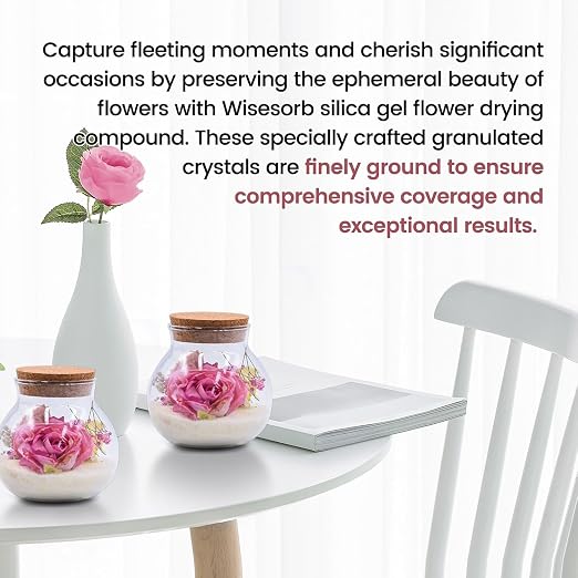 Wisesorb Silica Gel for Flower Drying, Silica Gel Flower Drying Crystals - Image 9