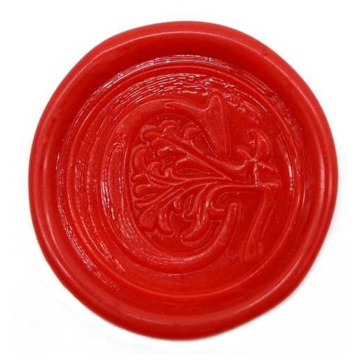 Medieval Vintage Initial Alphabet Wax Seal Stamp, Brass Head Wooden Handle - Image 2