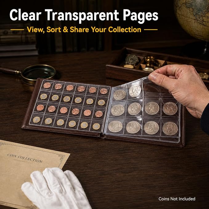 Coin Collection Supplies Holder Book - Image 4