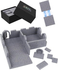 CZYY Magnetic Dungeon Tiles, Basic Set | Double-Sided Texture, Paintable Gray by CZYY