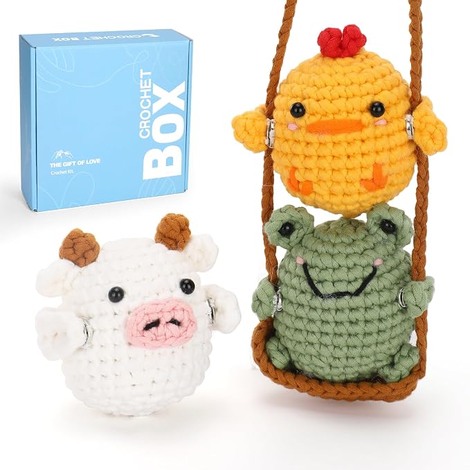 CrochetBox Crochet Kit for Beginners Adults by CROCHETBOX
