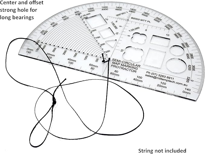 Map Marking Protractors