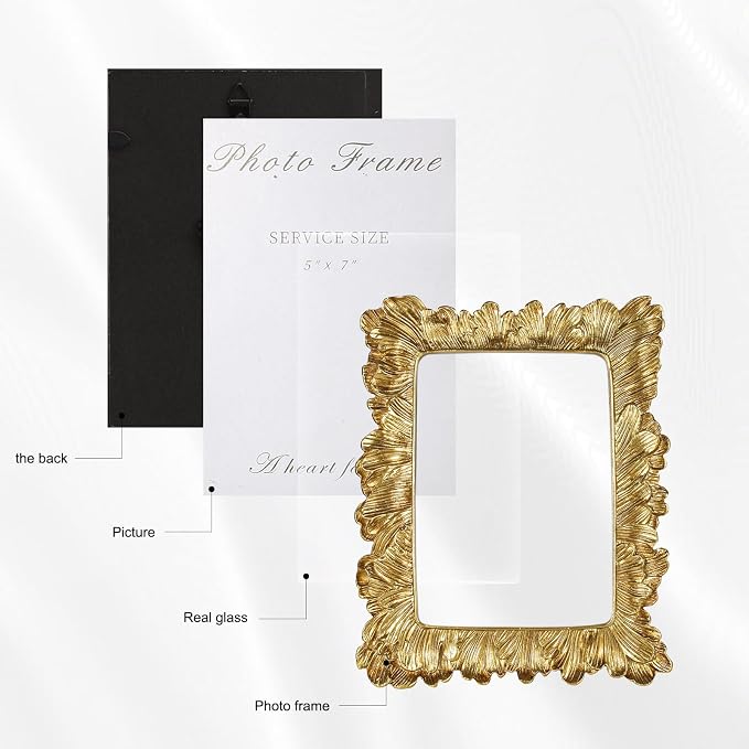 5x7 Vintage Picture Frames, Picture Frame - Image 4