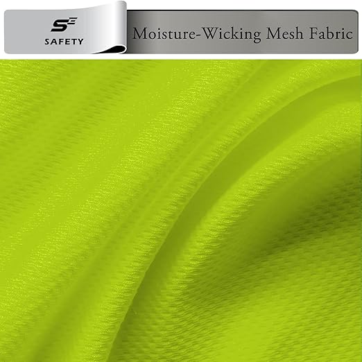Breathable Work Long Sleeve Sun Shirt Hoodie, Sun Protection Shirts Quick Dry Hooded, Mens Construction Shirts with Hood Lightweight Yellow XL