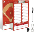 WISYOK Dry Erase Baseball Clipboard, Double Sided, Lineup Board by WISYOK