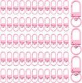KJML DIY Keychain clip 60pcs Swivel Snap Lobster Claw Keychain Clasps Lanyard by KJMLDIY