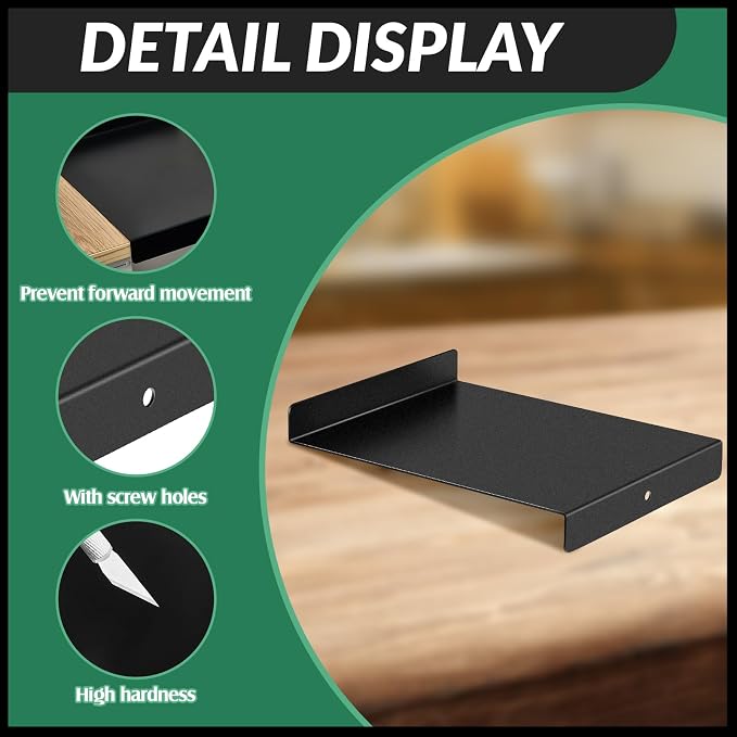 Suzile 4 Pcs Bench Hook Metal Inking Plate Linoleum Printmaking Block Stop Ink - Image 3