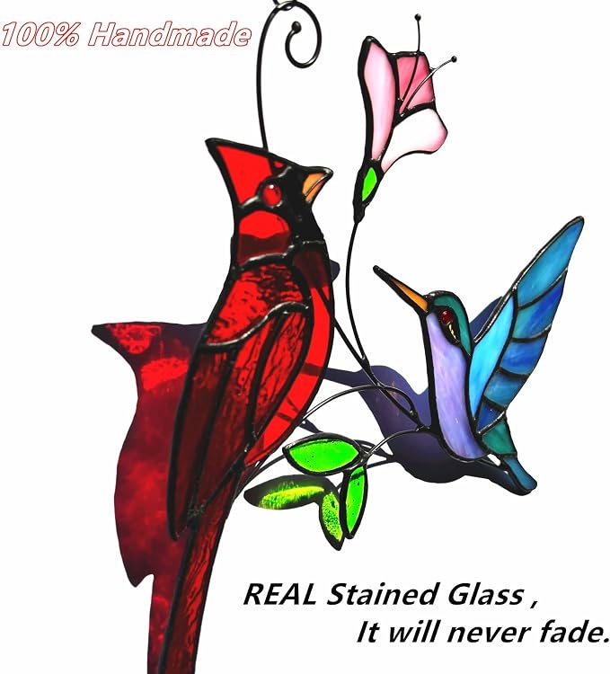 Stained Glass Red Cardinal - Image 2