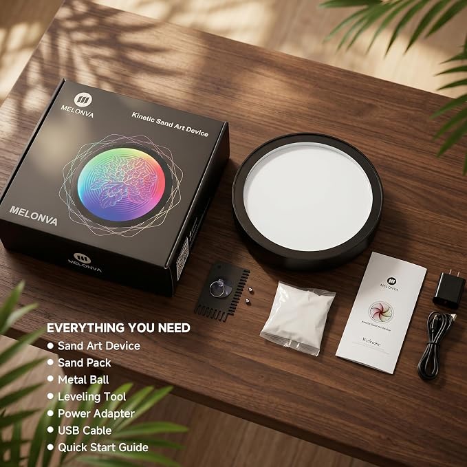 Moving Sand Art – App-Controlled Kinetic Device Zen Garden Automatic Sandscape - Image 7