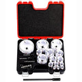Bi Metal Hole Saw Kit, 30-Pieces All Purpose Combination Hole Saw Set Including 10" Extension, Sizes Range: 3/4" to 4-3/4", Increased Cutting Depth to 2", Ideal for Wood, Metal, PVC, Aluminum