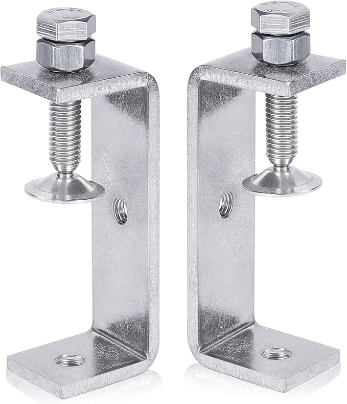 304 Stainless Steel C Clamp Tiger Clamp Woodworking Clamp Heavy Duty C-clamp With Wide Jaw Openings (85MM)，2PCS
