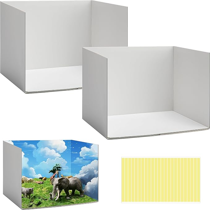 codree 2 Pcs Cardboard Diorama Kit, Diorama Box by codree