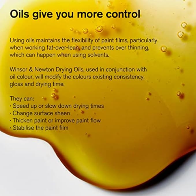 Winsor & Newton Linseed Stand Oil, 75ml Bottle - Image 4