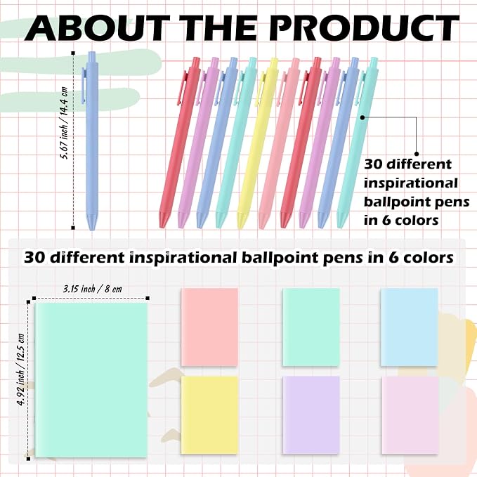 Sayglossy 60 Pcs School Pocket Journal Notebook Bulk - Image 2
