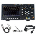OWON Digital Oscilloscope with Dual-Channel Channels and Screen 7 inch / 18 cm, TFT-LCD Display, Portable Professional Oscilloscope Kit with 1GS/s Sampling Rate, Bandwidth 150MH,SDS215