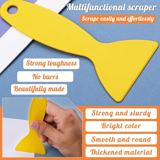 WONVOC 6 pcs Bone Folders, Crease Makers, Scoring Tool, Plastic Bone Folder - Image 6