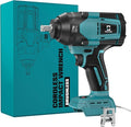 Cordless Impact Wrench 1/2 inch for Makita Battery, 600FT-LBS (810N.m) Brushless Electric Impact Gun Includes LED Work Light, 2100RPM High Torque Impact Driver Wrench, Bare Tool Only