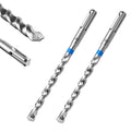 toolant Masonry Drill Bit,SDS Plus Rotary Hammer Drill Bits Set for 3/8" x6inch 2pcs,Carbide Tipped 2-Cutter for Concrete,Masonry and Brick