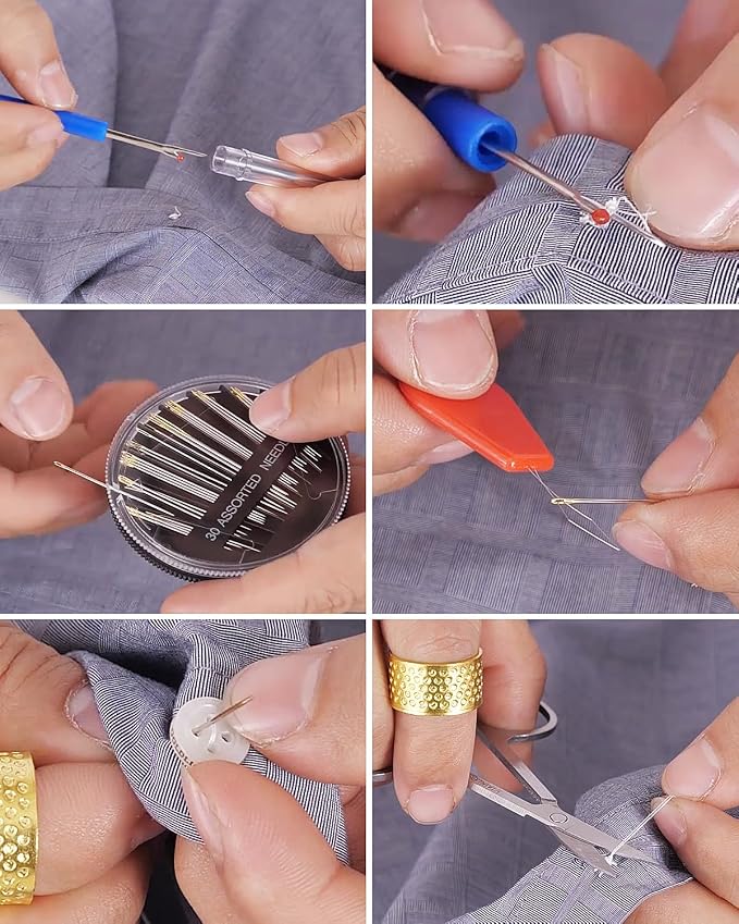 Large Sewing Kit for Adults: YUANHANG Newly Upgraded 251 Pcs Premium Sewing - Image 8