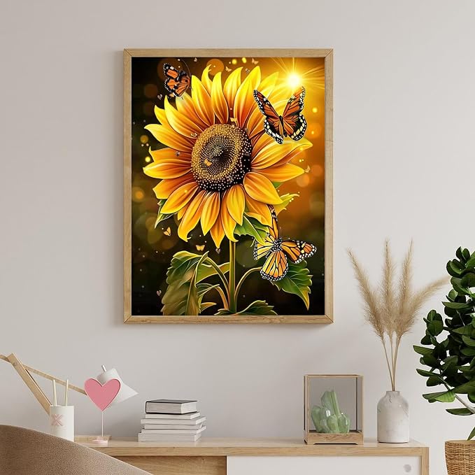 Naykow Diamond Painting Drills Sunflower Diamond Painting Sunflower Diamond Art - Image 5