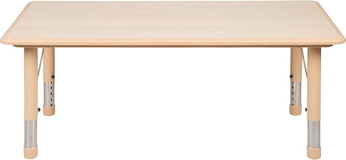 Flash Furniture Wren Adjustable Classroom Activity Table - Image 7