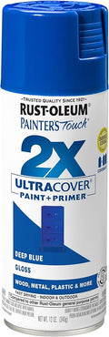 Rust-Oleum Painter's Touch 2X Ultra Cover Spray Paint, Gloss Deep Blue | Indoor by Rust-Oleum