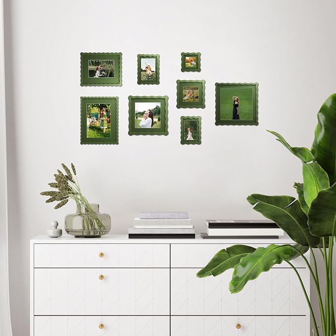 8X10 Wavy Picture Frame With Mat - Image 5
