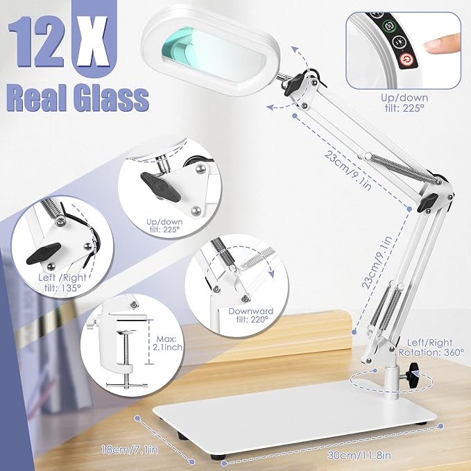Drdefi 12X Square Magnifying Glass - Image 6