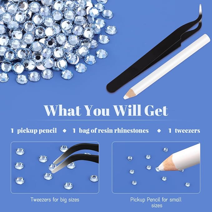 4000PCS 5mm Resin Rhinestones in Bulk, Bedazzling Flatback Crystals Rhinestones - Image 7