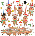 Fennoral 12 Pack Reindeer Crafts by Fennoral