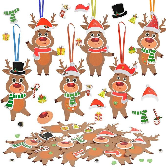 Fennoral 12 Pack Reindeer Crafts by Fennoral