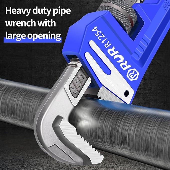 36 Inch Pipe Wrench | Plumbers Wrench, Heavy Duty Plumbing Tools | Forged from High Carbon Steel | Suitable for Water Pipes, Plumbing, Fire Protection Pipe Tools