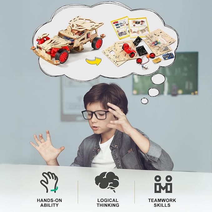 STEM Toys for Ages 8-13, Remote Control Model Car Building Science Kits | 8 9 - Image 5