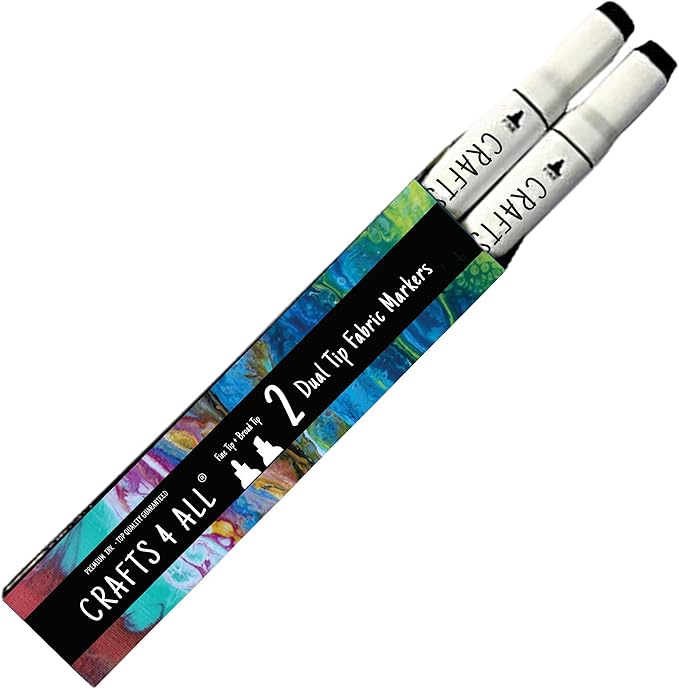 Crafts 4 All Fabric Markers for Clothes by Crafts4ALL