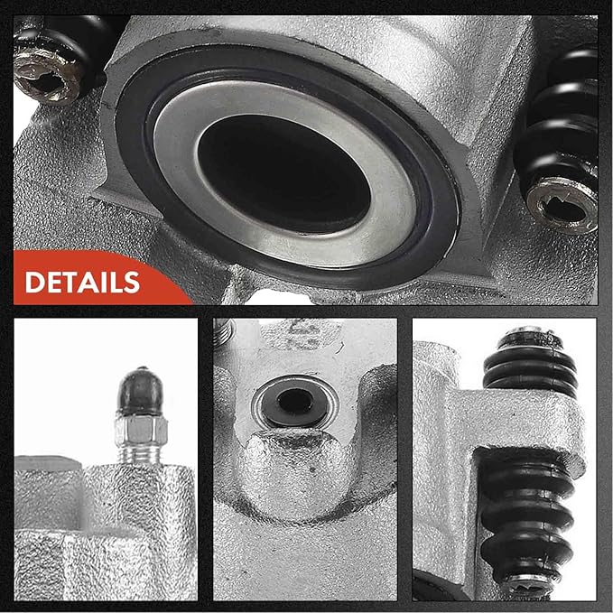 A-Premium Disc Brake Caliper Assembly Without Bracket Compatible with Select Ford and Lincoln Models - For F-150 2004-2011, Lobo 2005-2009, Mark LT 2006-2008 2010-2011 - Rear Right Passenger Side