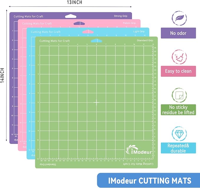 IModeur 10 Pack Cutting Mats -12"x12" Cutting Mats - Image 3