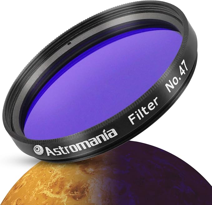 Astromania 2 Inch Telescope Planetary Color Eyepiece Filter #47 Dark Blue | by AstromaniaOptics
