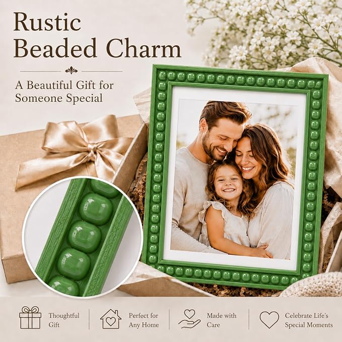 Solid Wood 12x16 Picture Frame Beaded Frame - Image 7
