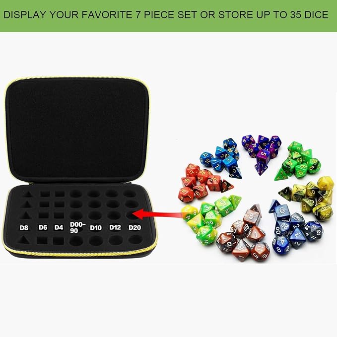 Dice Storage Case, Dice Case Box Tray - Image 2