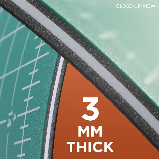 ALVIN GBM Self-Healing Cutting Mat 12 x 18 inch | Double-Sided Green/Black | - Image 9