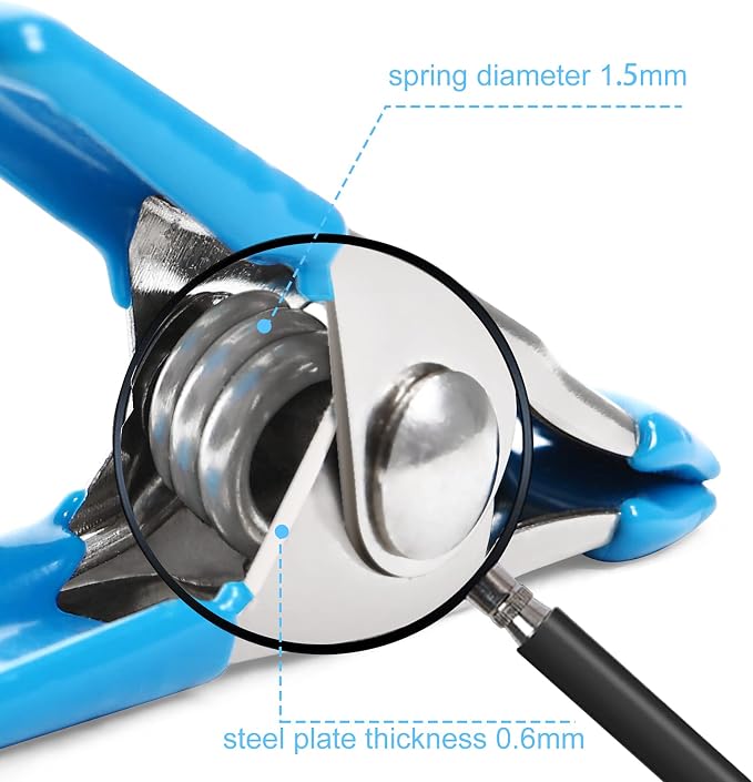 Small Spring Clamps for Woodworking, Backdrop Clips, Mini Clamps for Crafts - Image 5