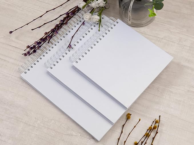 potricher 12 x 12 Inch Large DIY Scrapbook Photo Album 80 Pages Thick Kraft - Image 6