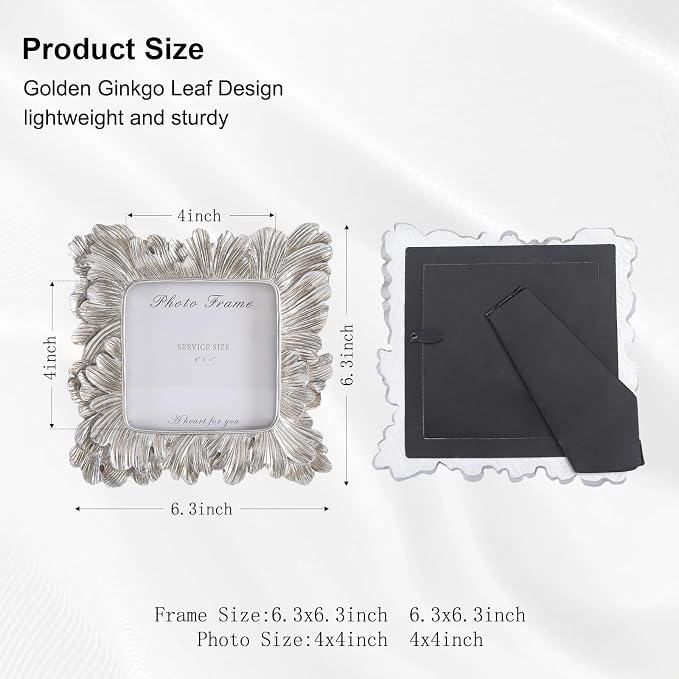 4x4 Vintage Picture Frames, Picture Frame - Image 3
