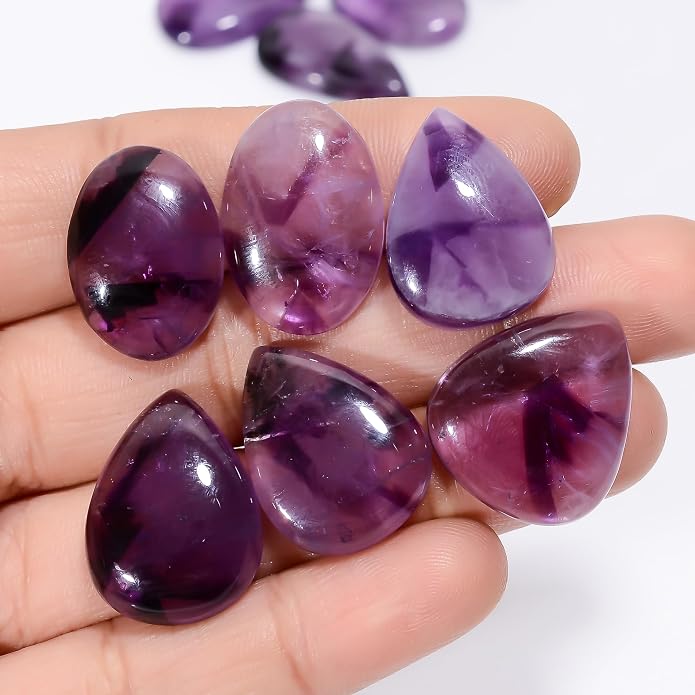 Natural Loose Gemstone 5 Piece Cabochons Lot Jewelry Making Loose Gemstone - Image 2