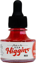 Higgins Red Pigmented Drawing Ink by Higgins